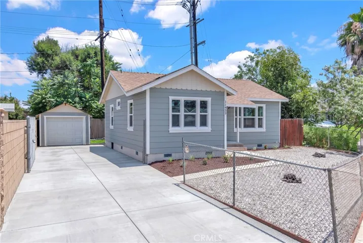 Brand New 65' cement driveway to garage in the rear, Think many cars and toys and half behind locked gate.