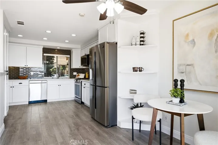 Inviting breakfast nook with abundant natural light