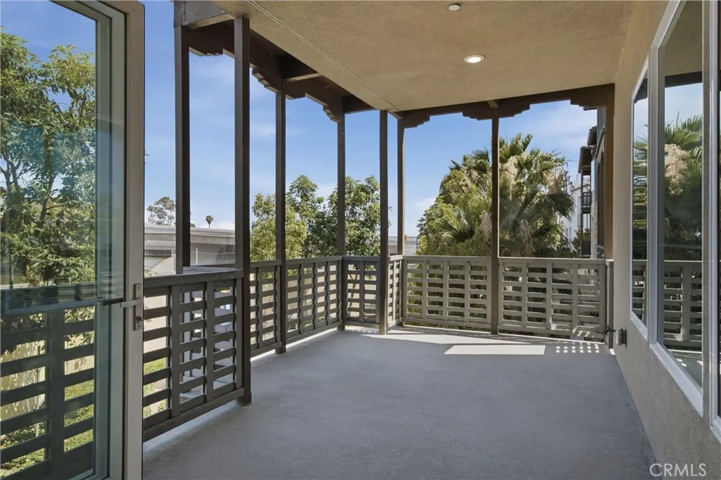 Large covered terrace provides a comfortable extension of the home's living area.