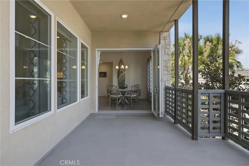 Spacious covered terrace creates the perfect setting for outdoor dining and entertaining.