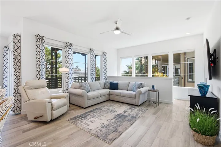 Light-filled foyer showcasing the home's clean architectural lines and welcoming first impression.
