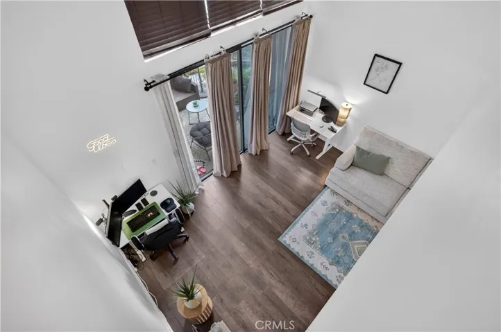 Overhead Living Room View