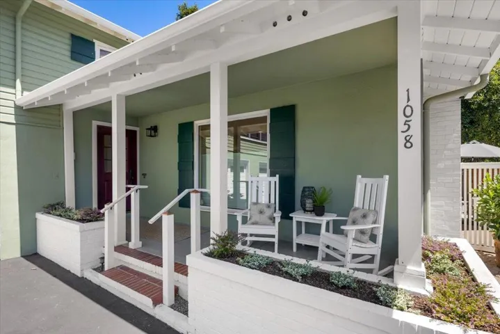 Front porch - 1058 (the back dwelling)