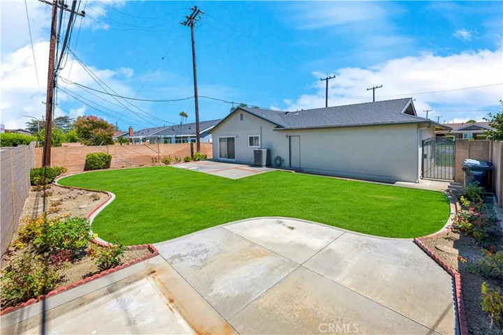 Beautifully maintained large backyard