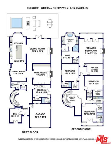 859 S Gretna Green Way, Los Angeles, California 90049