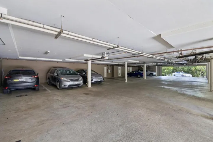 Garage parking. This condo comes with one assigned parking space.