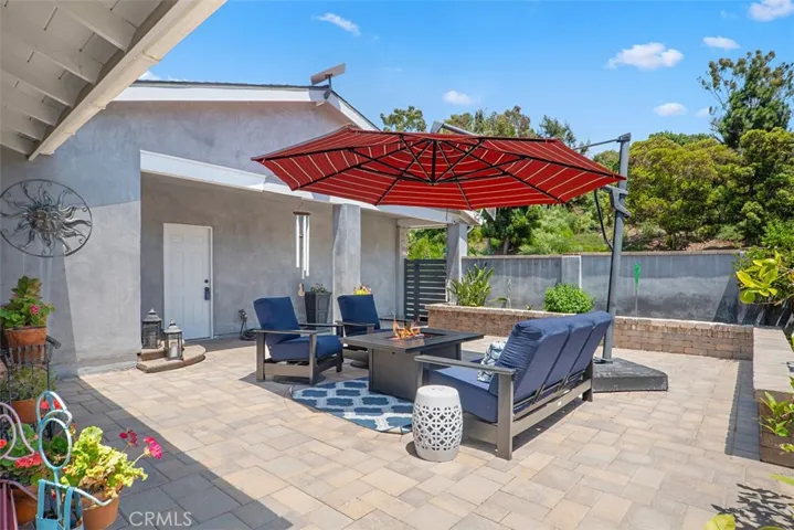 Enjoy quiet mornings or evening cocktails in the private front courtyard.