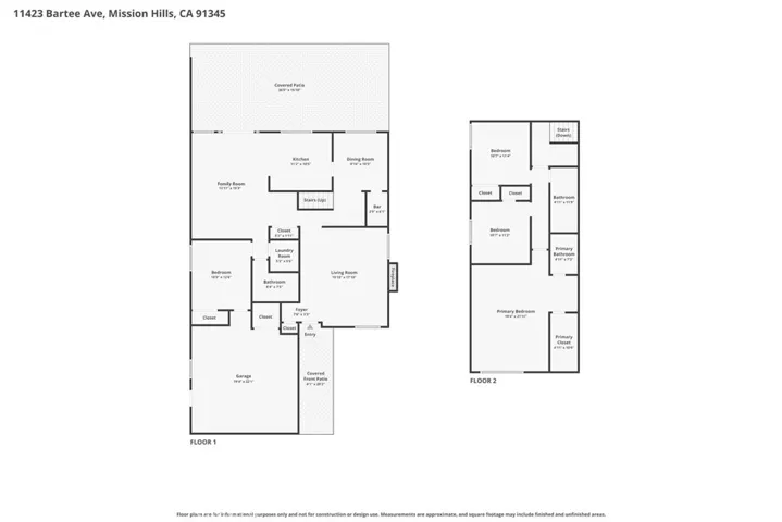 11423 Bartee Ave, San Fernando, California 91345