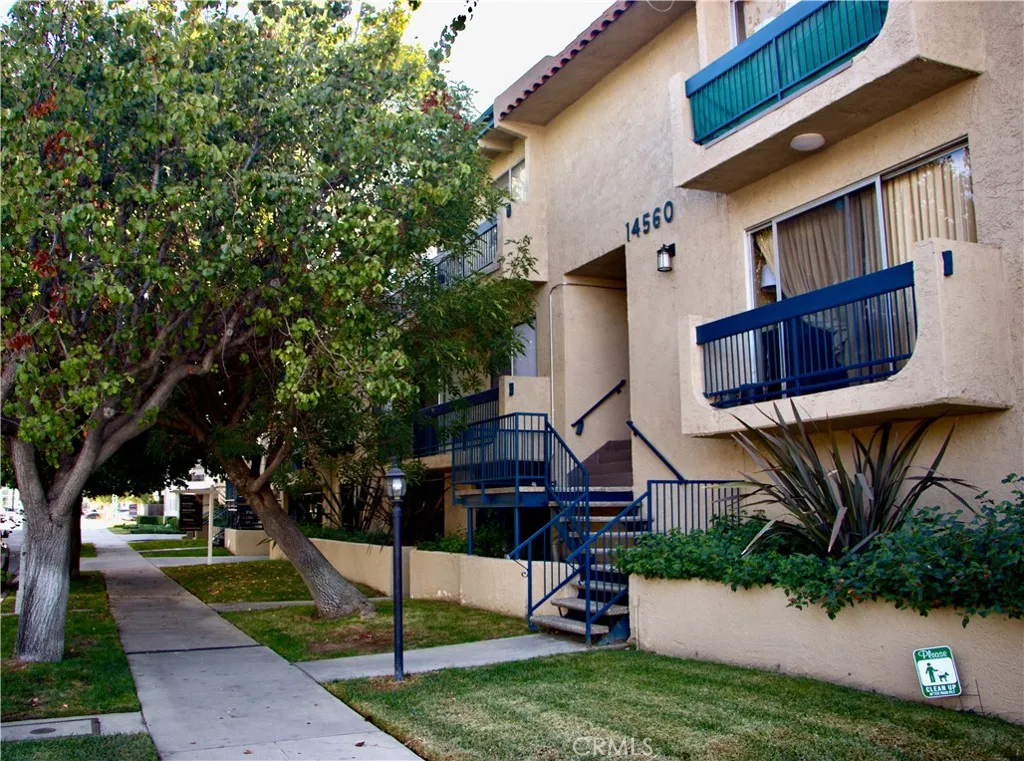outside of the complex