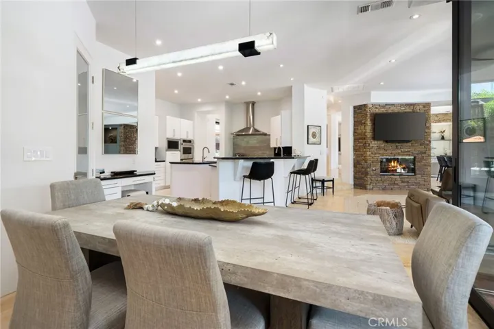 Dining Area into Kitchen