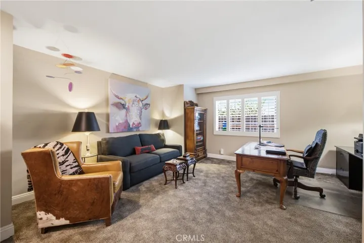 Downstairs Bonus room used as an office. Could be a playroom, guest room or?