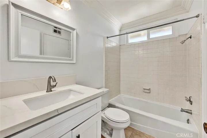 A Jack-and-Jill bathroom connects the 2nd and 3rd bedrooms
