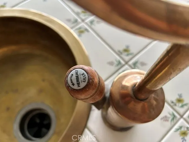Kichen: Upstairs--French sink--close-up.