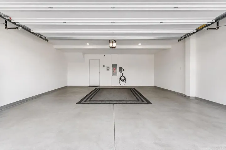 Attached 2 Car Garage, EV plug