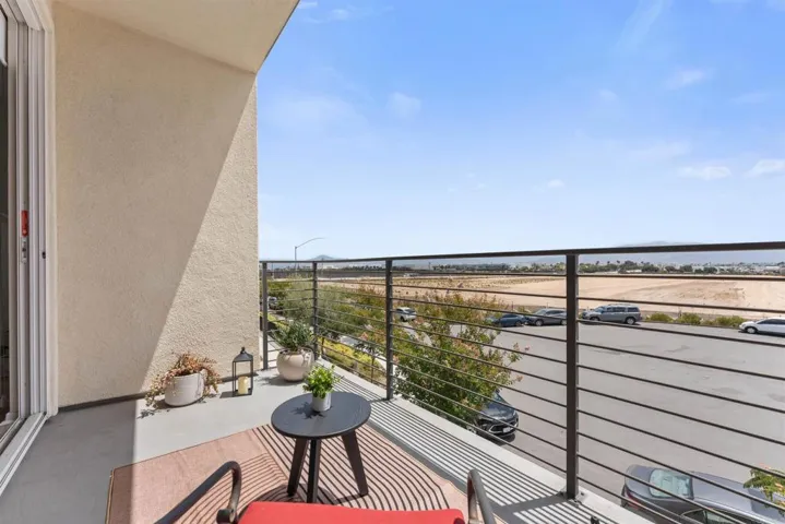 Private Balcony with views