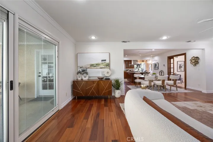 Sliding doors to outside
