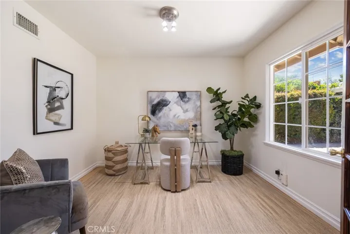 4th bedroom used as an office