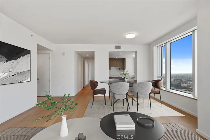 Digitally Staged Living Room 
