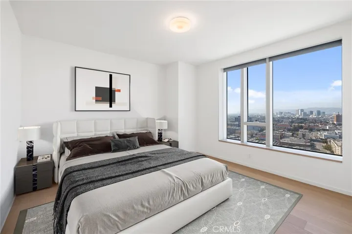 Digitally Staged Bedroom Primary