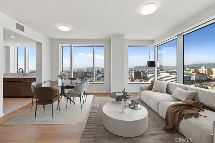 Digitally Staged Living Room