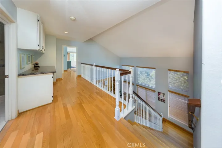 Upstairs hallway and linen closets