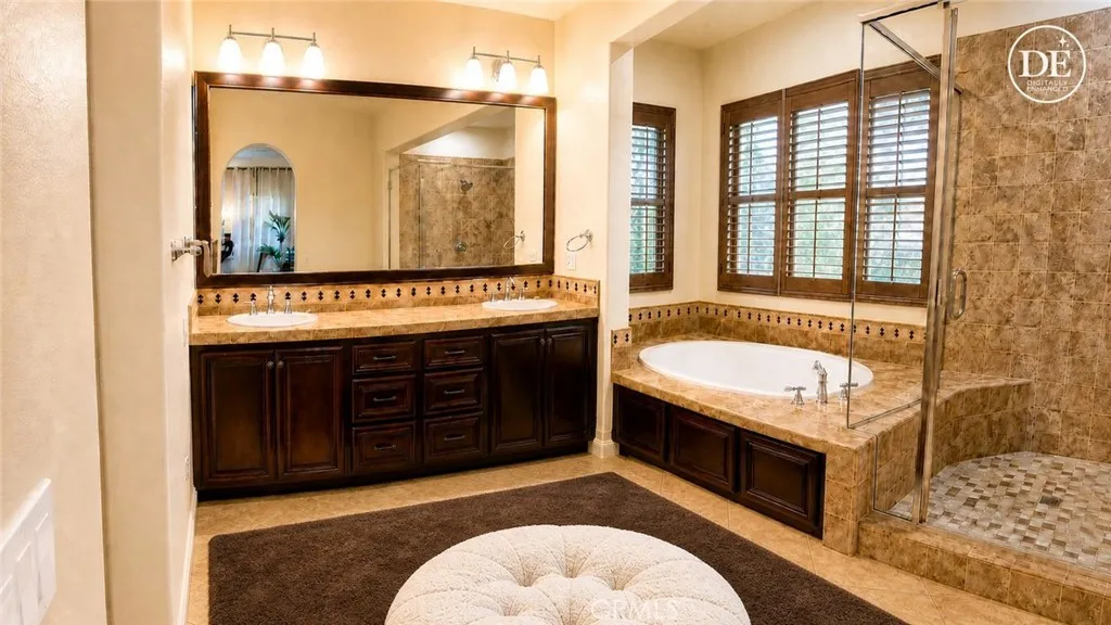 Primary Bath - virtually staged Primary Bath - virtually staged