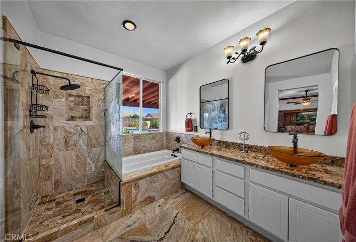 Primary Bathroom- Walk-in Shower & SoakingTub