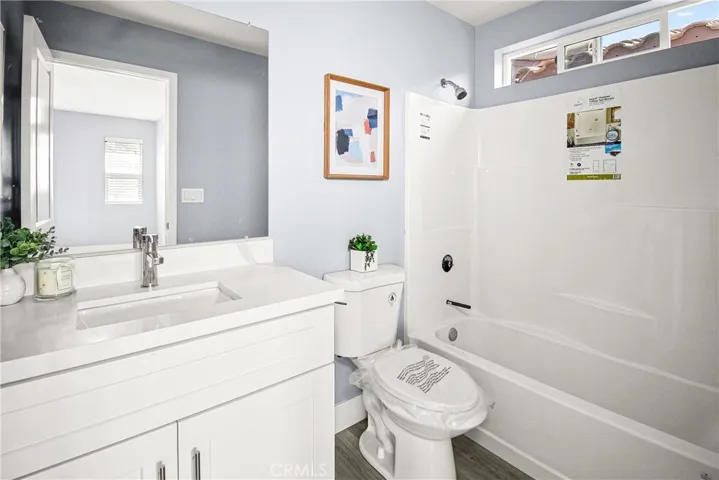 Private master bath