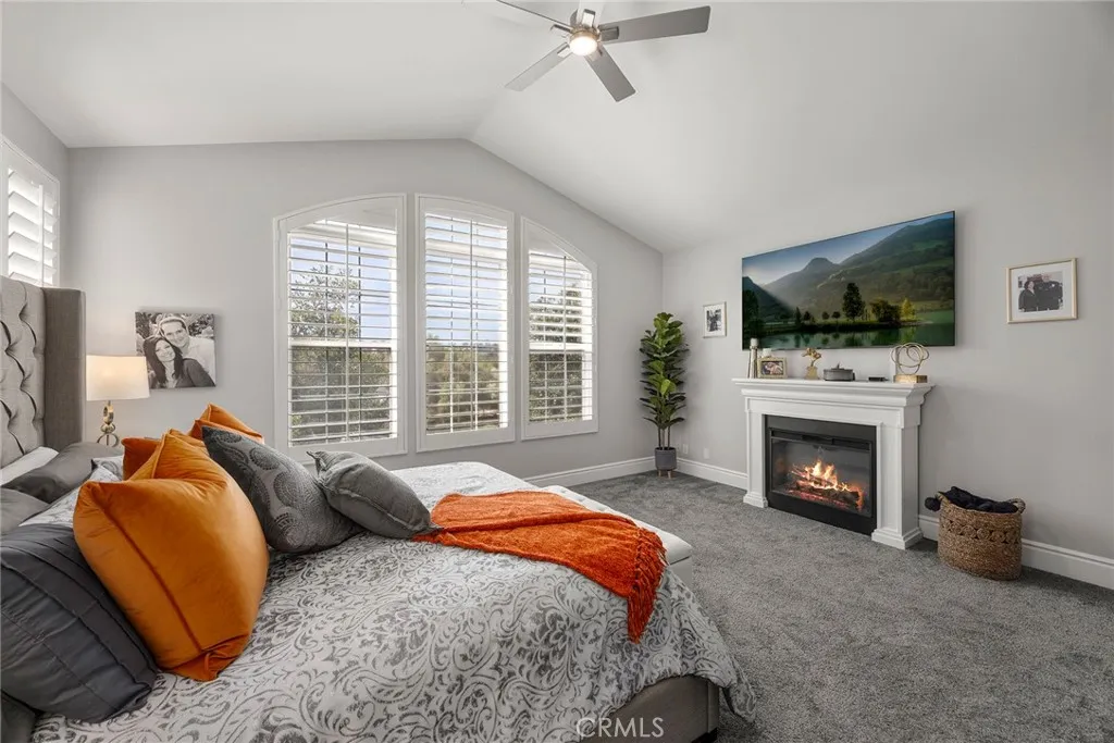 Primary bedroom (digitally enhanced fire).