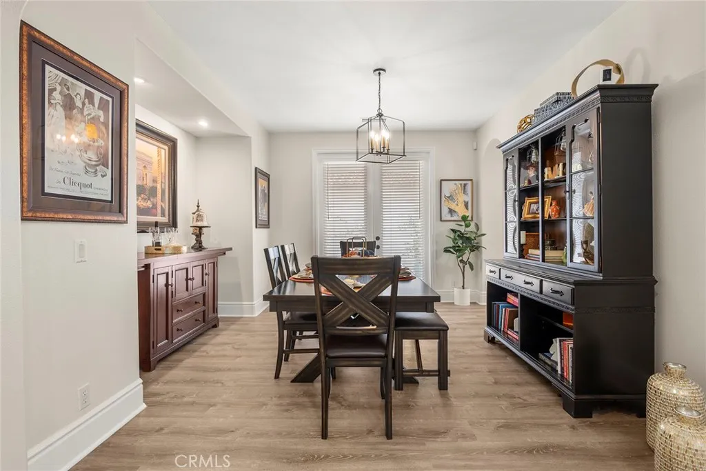 Formal dining area.