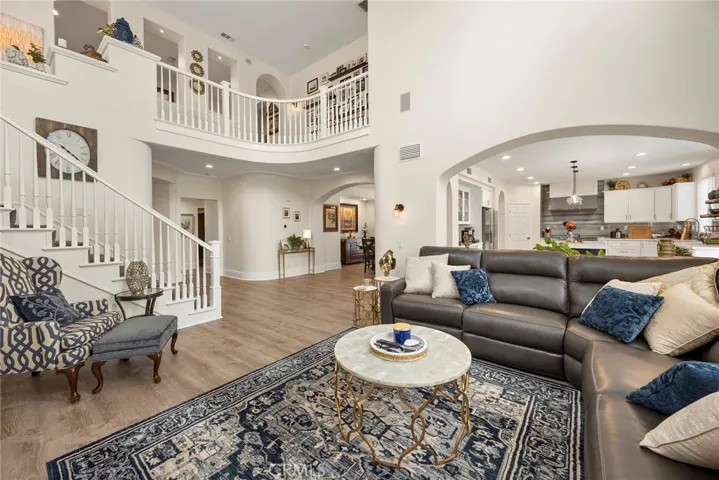 View from living room towards entry.