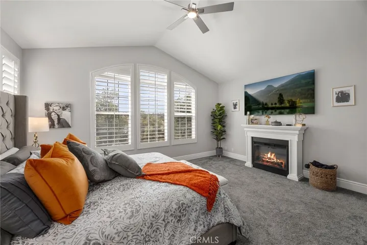 Primary bedroom (digitally enhanced fire).