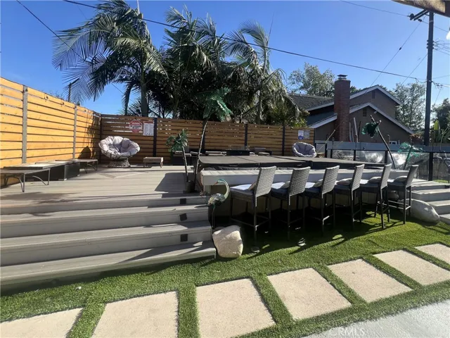 backyard deck
