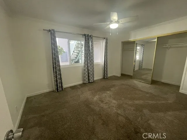 Large full wall length closet