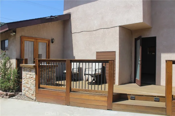 Deck area