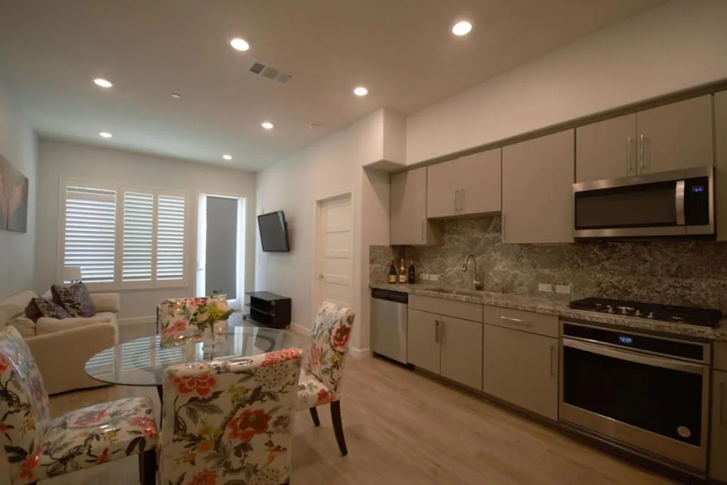 DINING AREA AND KITCHEN