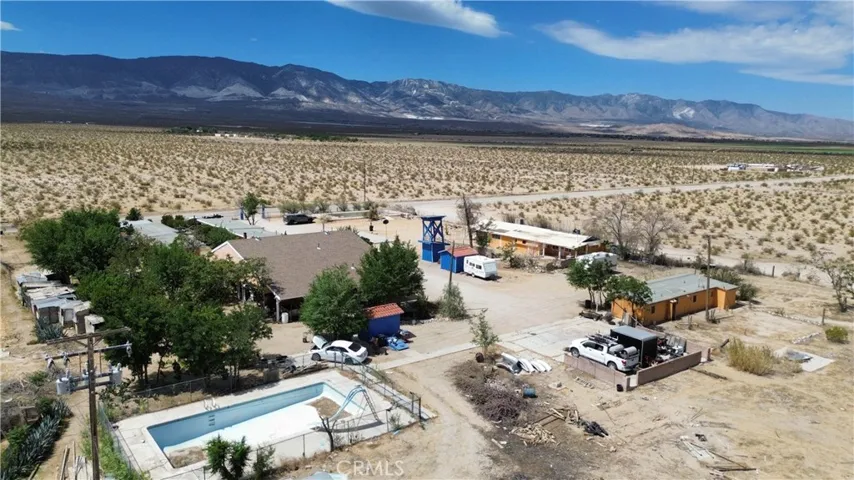 Aerial View of dwellings.