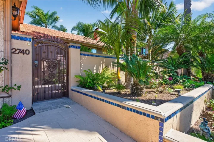 Gated courtyard