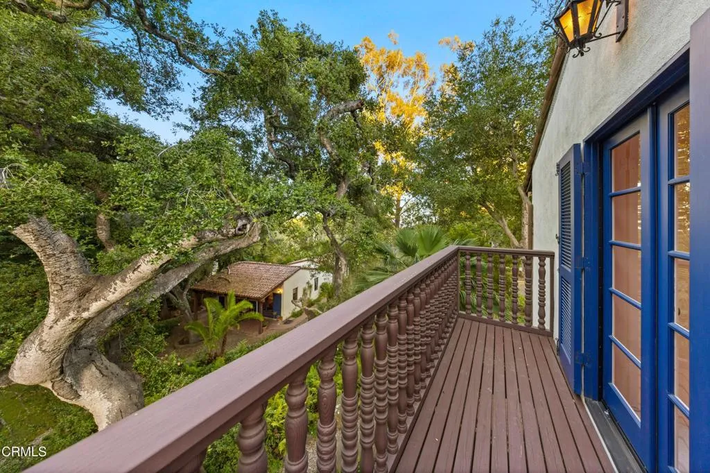 Primary bedroom balcony