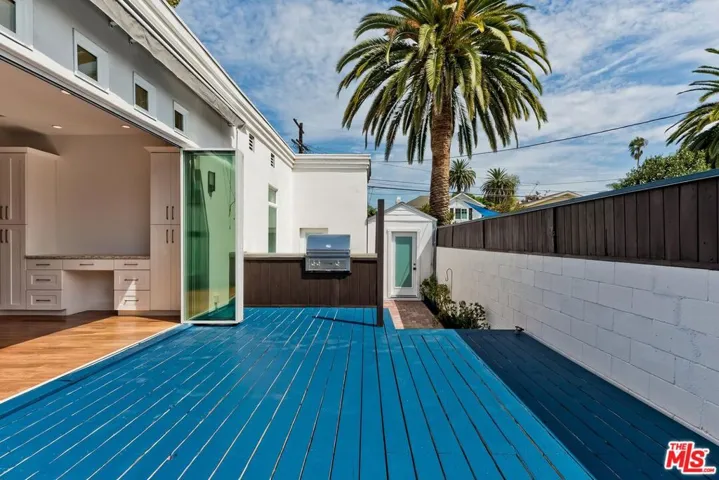 Backyard deck