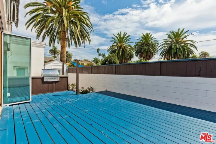 Backyard deck