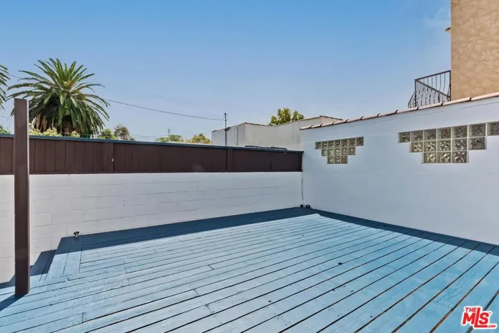 Backyard deck