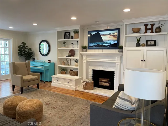 Another view of the really great living room.  Light and cheery.  French doors lead to the deck.