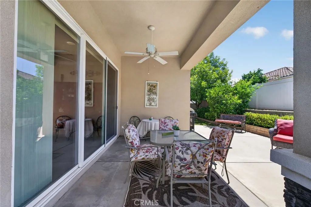Back patio
