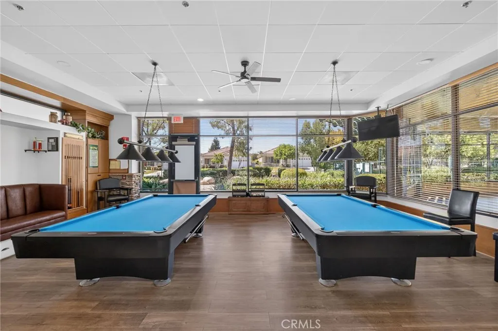 Pool tables inside Clubhouse
