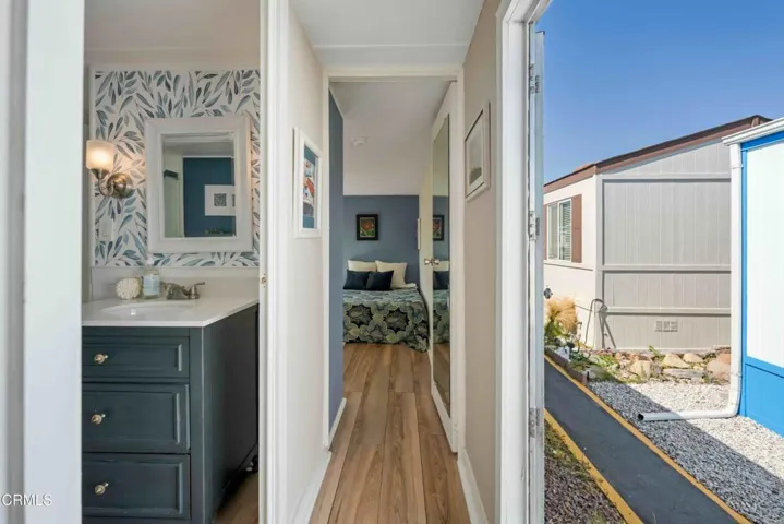 Hallway & back door - 3900 E Main St #46