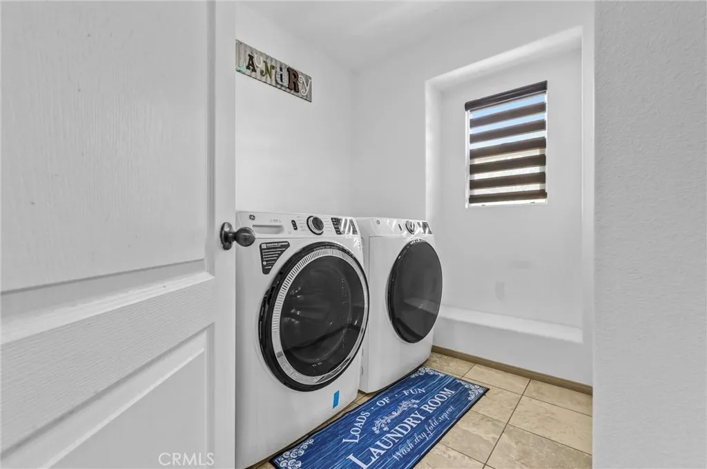 dryer and washer room