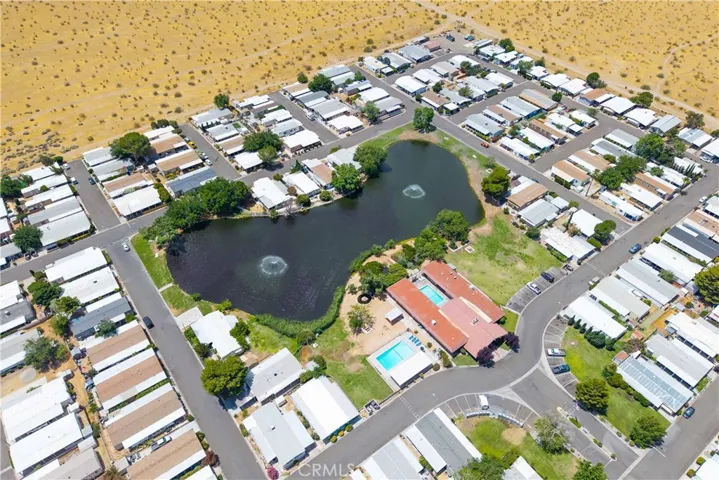 Top View of Lake