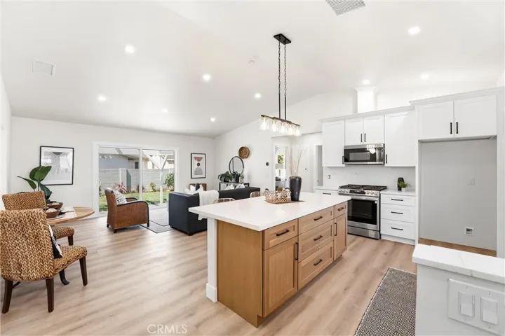 kitchen open to great room