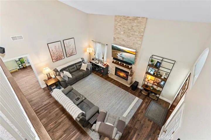 Living room from 2nd level